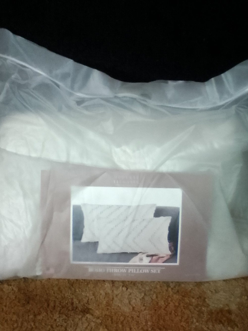 White Throw Pillow Set - Soft Decorative Cushions New